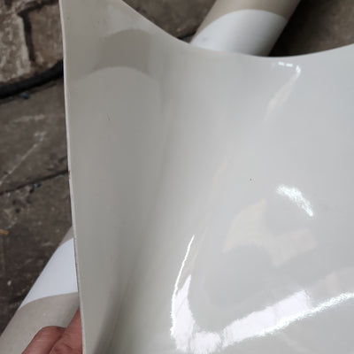 100x150 vinyl wit hoogglans