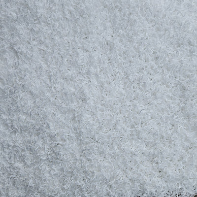 105x350 cm wit hoogpolig tapijt