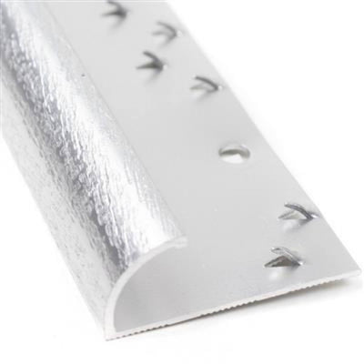 ROBERTS Afsluitprofiel 9mm Zilver hamerslag 270cm