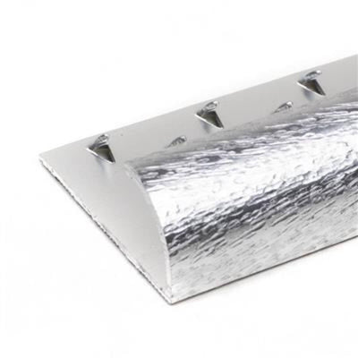 ROBERTS Afsluitprofiel 9mm Zilver hamerslag 270cm