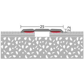 PRINZ 133 profiel Alu 25mm Zilver 270cm