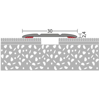 PRINZ 135 profiel Alu 30mm Zilver 270cm