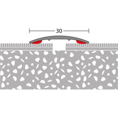 PRINZ 130 profiel Alu 30x1,6mm Zwart 300cm