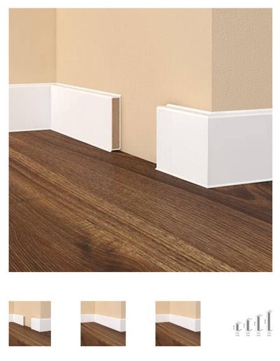 DÖLLKEN Cubu Flex Life RAL9010 Wit 80mm 250cm