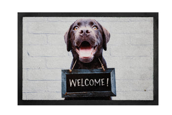 60x40 deurmat welcome dog hamat