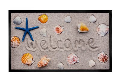 45x75 deurmat welcome beach hamat