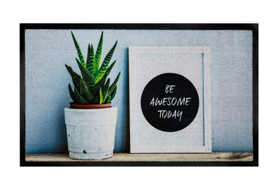45x75 deurmat Be Awesome Today  hamat