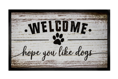 45x75 deurmat Hope you like dogs hamat