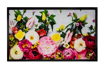 45x75 deurmat Flowers hamat