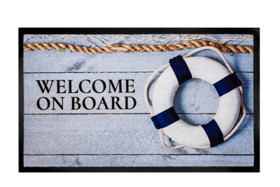 45x75 deurmat welcome on board