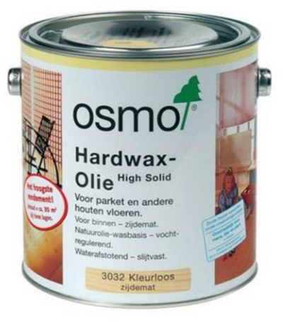 OSMO Hardwax-Olie 3032 Transparant Zijdemat 2½ ltr