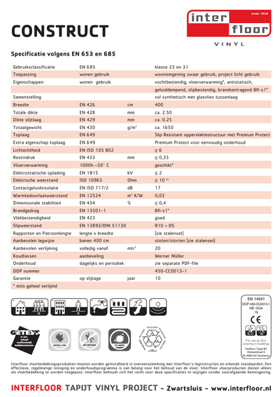 Interfloor Construct 191