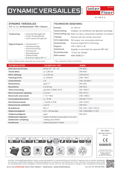 Interfloor Dynamic Versailles V15