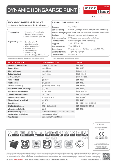 Interfloor Dynamic Hongaarse punt H13