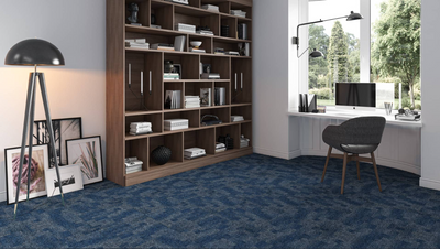 Melbourne Tapijttegel 81 Lichtblauw