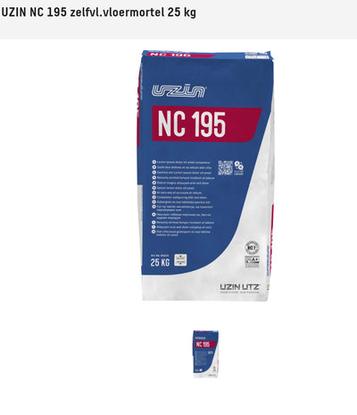 UZIN NC 195 zelfvl.vloermortel 25 kg
