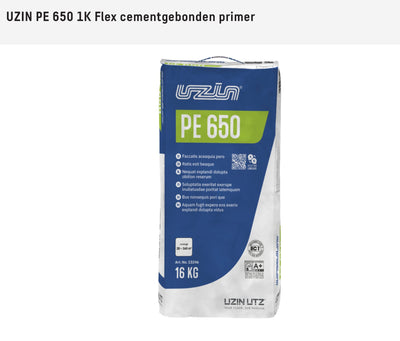 UZIN PE 650 1K Flex cementgebonden primer