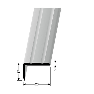 KÜBERIT 237 SK Hoekprofiel F2 Edelstaal 300cm