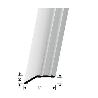 KÜBERIT 244 SK Overgangsprofiel F16 Zwart 270cm