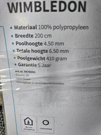 1440x200 kunstgras wimbledon C165/8