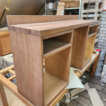 3 delig kasten met bovenplank