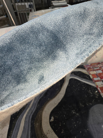 455x400 velvet tapijt smoke blue C139/1