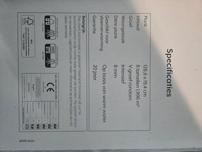 9,98m2 Laminaat comfortstep beige eiken 511