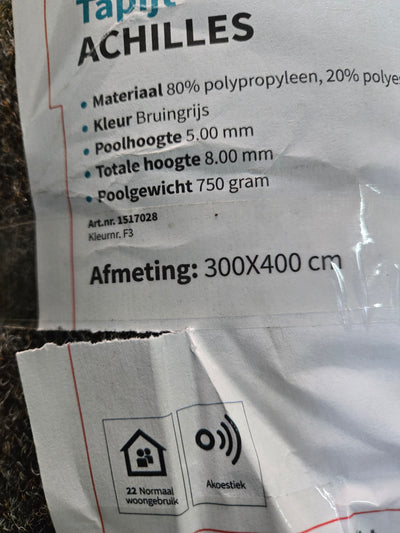 300x400 naaldvilt tapijt stevige kwaliteit! C101/2