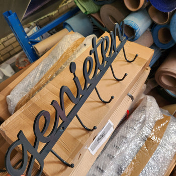 Kapstok genieten 54 x 25 cm