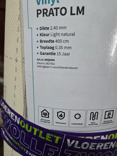 200x400 vinyl tarkett prato Light naturel C122/3