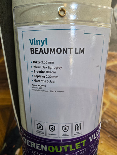 204x400 vinyl beaumont dikke kwaliteit C128/8