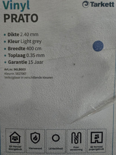 470x400 vinyl praten Light grey C72/3