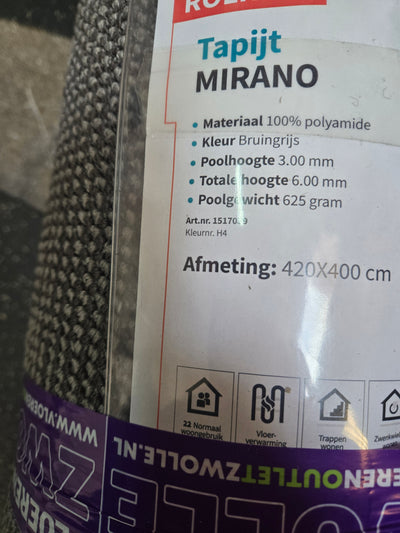 420x400 mirano tapijt bruingrijs C154/6