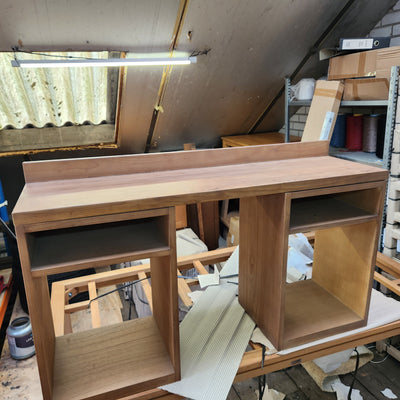 3 delig kasten met bovenplank